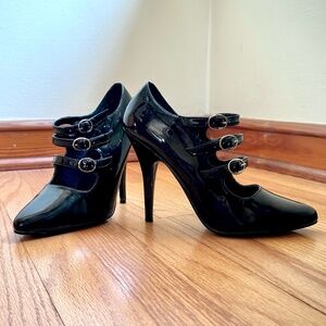 Pleaser Mary Jane Stiletto Heels